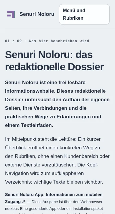 Die mobile Ansicht von Senuri Noloru